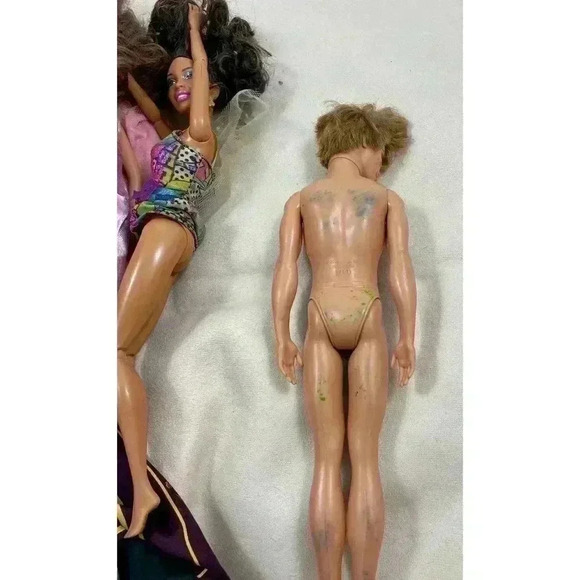 Lot of 5 Barbie Ken Dolls And My Little Pony Mattel Modern VTG - Rough Condition - Picture 4 of 11